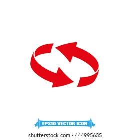 Rotation arrows icon vector illustration eps10.