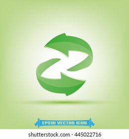 Rotation arrows icon vector illustration eps10.