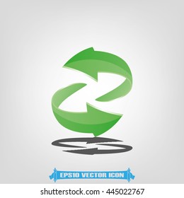 Rotation arrows icon vector illustration eps10.