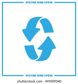 Rotation arrows icon vector illustration eps10.