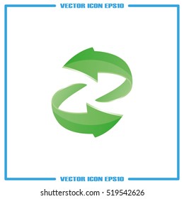 Rotation arrows icon vector illustration eps10.