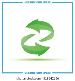 Rotation arrows icon vector illustration eps10.
