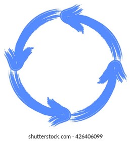 Rotation Arrows vector icon.