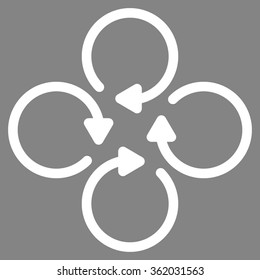 Rotation Flat Icon
