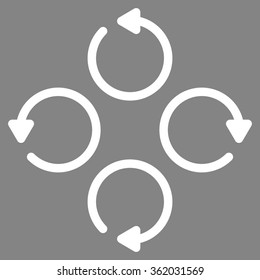 Rotation Flat Icon