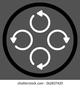 Rotation Flat Icon