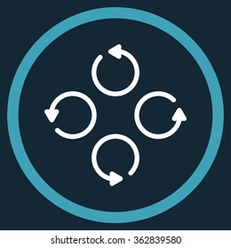 Rotation Flat Icon