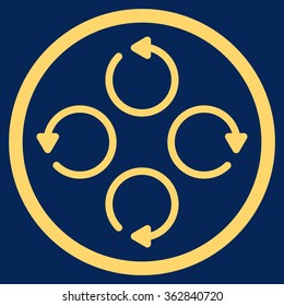 Rotation Flat Icon
