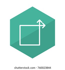 rotation glyph icon