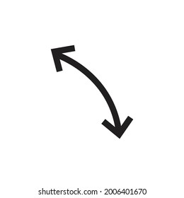 Rotation icon design isolated on white background