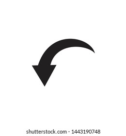 Rotation icon vector flat style