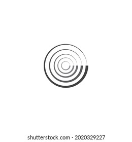 Rotation icon vector illustration design template.