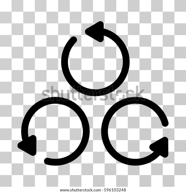 Rotation Icon Vector Illustration Style Flat Stock Vector (Royalty Free ...