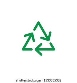 Rotation Icon vector sign isolated for graphic and web design. Rotate arrow symbol template color editable on white background.