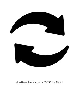 Rotation Icon Vector Symbol Design Illustration