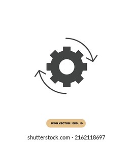 rotation icons  symbol vector elements for infographic web