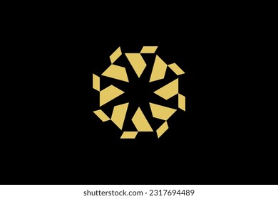 vector de diseño de logotipo de letra de rotación v 