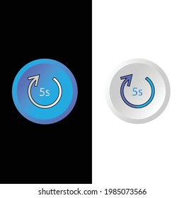 Rotation and loop icons.  Replay icons. refresh icon, refresh icon vector, Redo Icon. 