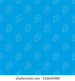 Rotation loop pattern vector seamless blue repeat for any use