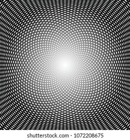 Rotation pattern. Abstract convex textured background. Vector art.