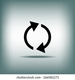 rotation pictogram.