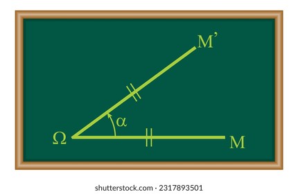 Rotation des Punktes über den Ursprung in der Mathematik. Mathematische Ressourcen für Lehrer und Schüler.