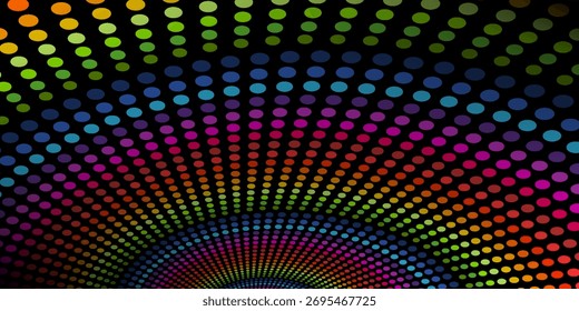 Rotation red waves. Spin illusion