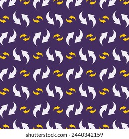 Rotation stunning trendy multicolor repeating pattern vector illustration background