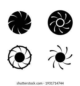 Rotation symbol icon set, eps 10