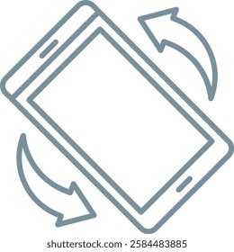 Rotation vector icon. Can be used for printing, mobile and web applications.