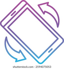 Rotation vector icon. Can be used for printing, mobile and web applications.