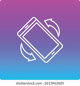 Rotation vector icon. Can be used for printing, mobile and web applications.