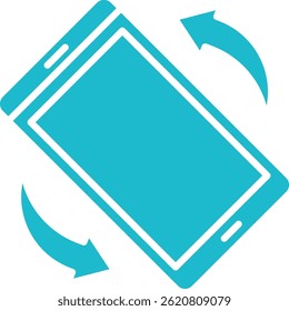 Icono de Vector de rotación. Se puede utilizar para aplicaciones de impresión, móviles y de Web.