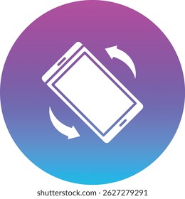 Rotation vector icon. Can be used for printing, mobile and web applications.