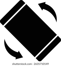 Rotation vector icon. Can be used for printing, mobile and web applications.