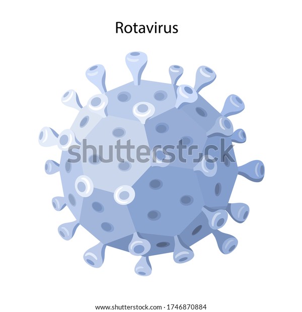 Rotavirus Microbiology Virology Medical Vector Illustration Stock ...