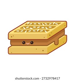 Roti bakar (toasted bread) is a popular Indonesian dish consisting of white bread spread with butter or margarine and toasted until crispy. Typically served with a variety of sweet and savory fillings (chocolate, cheese, jam), roti bakar is often a late-night snack or a convenient breakfast option, often sold on the street.