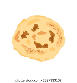 roti paratha or roti canai malaysian breakfast