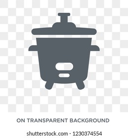 rotisserie icon. Trendy flat vector rotisserie icon on transparent background from Electronic devices collection. 