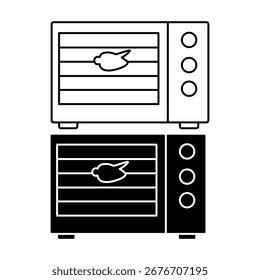 rotisserie vector icon set collection. Rotisserie simple trendy style illustration for web and app..eps