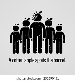 A Rotten Apple Spoils the Barrel