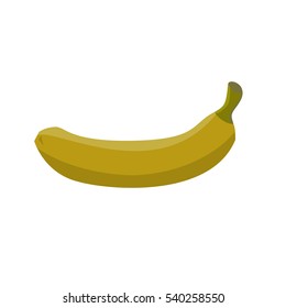 Rotten Banana Day 1. Decayed yellow fruit. Old spoiled fetus
