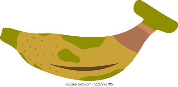 Rotten banana illustration 2