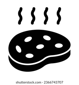 Rotten Vector Glyph Icon For Personal And Commercial Use.
