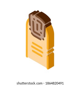 rotting nails icon vector. isometric rotting nails sign. color isolated symbol illustration