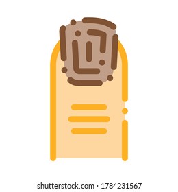 rotting nails icon vector. rotting nails sign. color symbol illustration