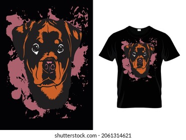 Rottweiler Dogs Super T-shirt Design