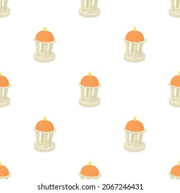 Rotunda pattern seamless background texture repeat wallpaper geometric vector