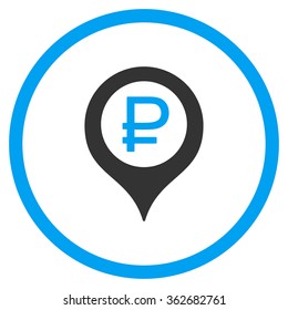Rouble Bank Marker Icon