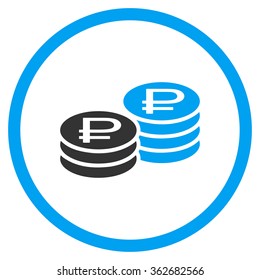 Rouble Coin Stacks Icon